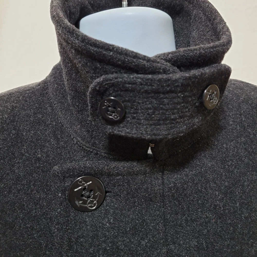 J. Crew Bayswater Peacoat Wool Thinsulate Stadium Jacket Military Grade Size S